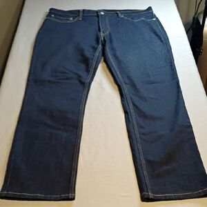 Levi's 511 Dark Blue Denim Jeans 38x32
